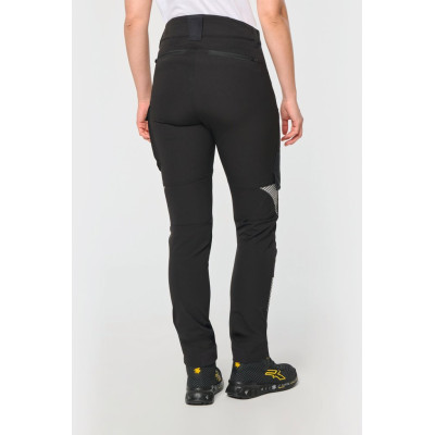 Recycled multi pocket stretch trousers